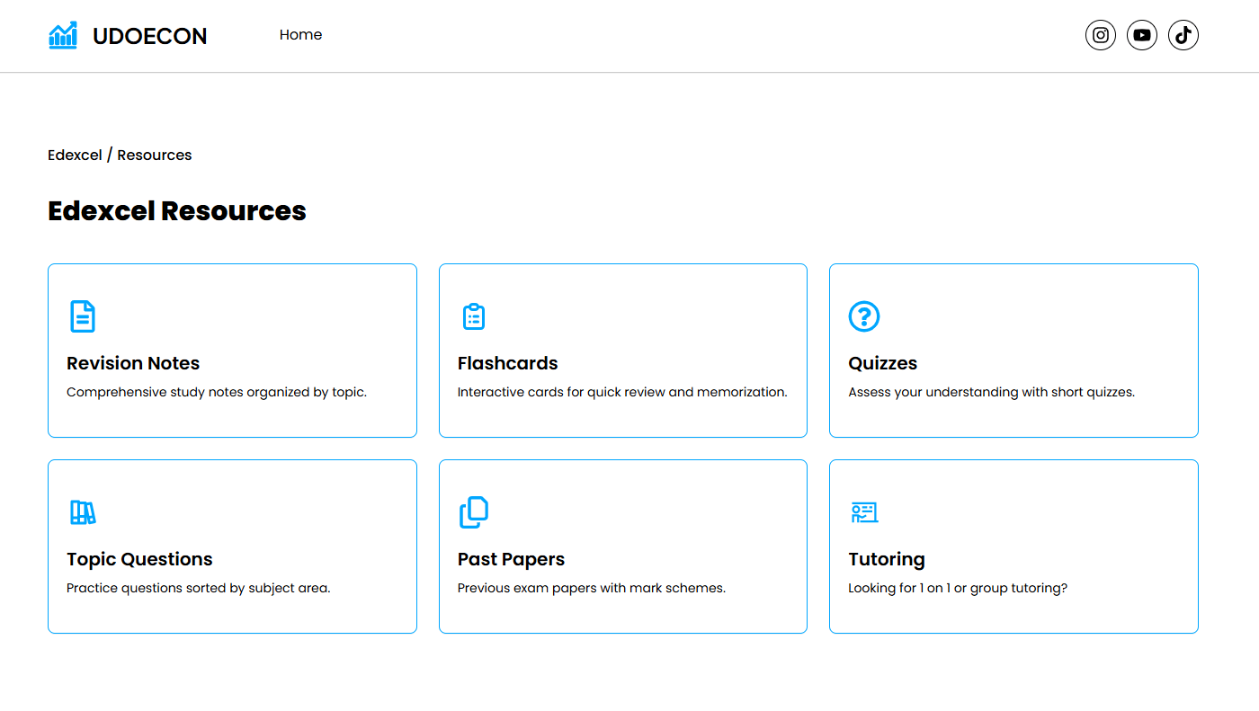 UDOECON – Economics Revision & Study Support