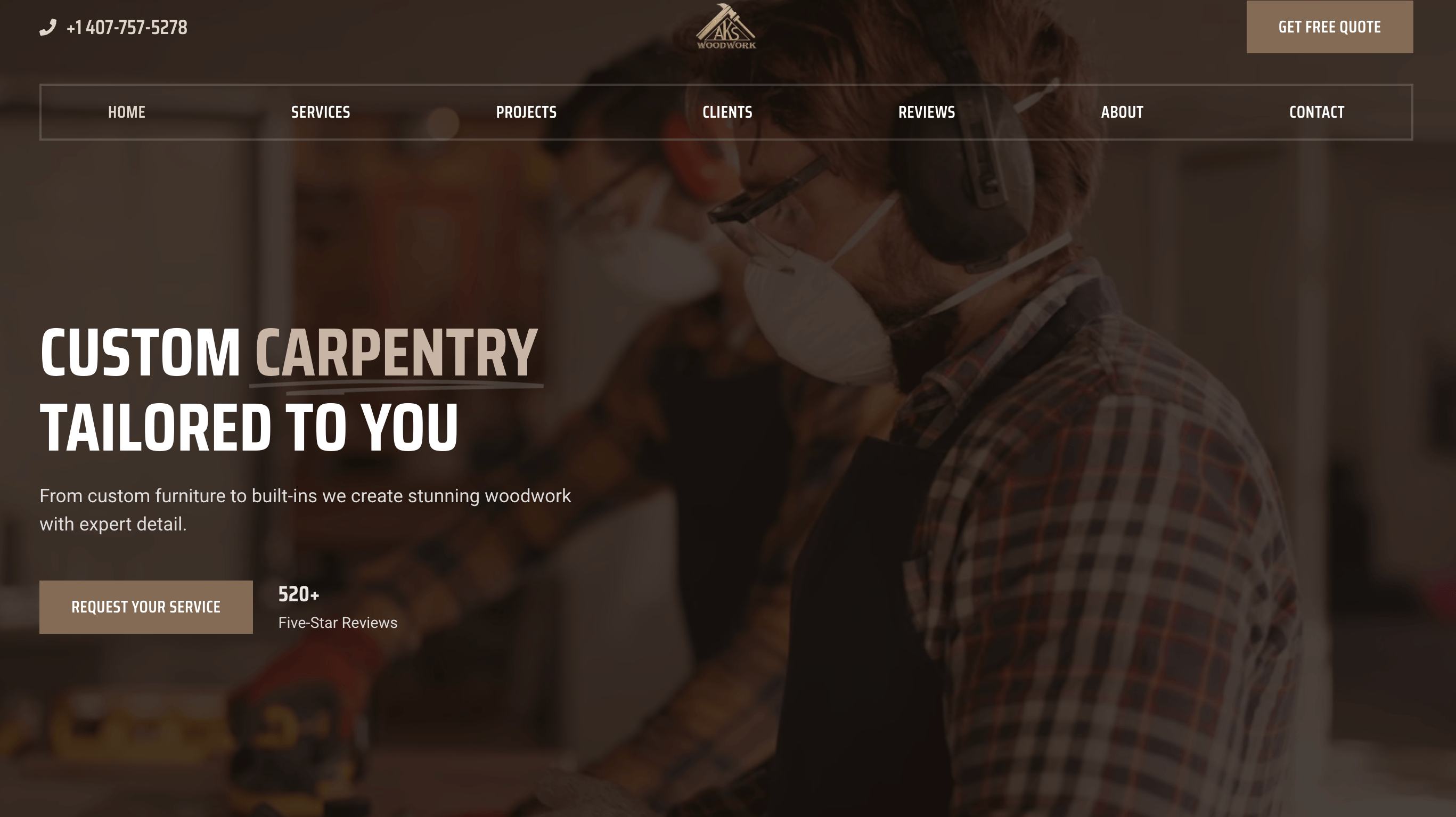 AKS Woodwork – Carpentry & Woodworking Service Website