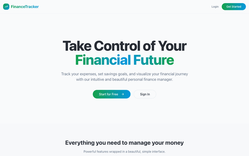 Finance Tracker